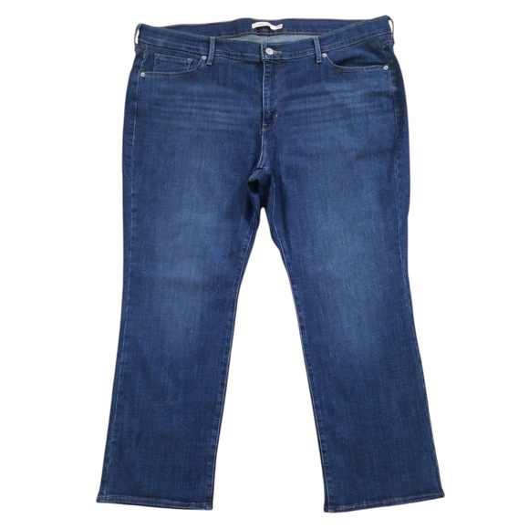 Levi's‎ Women's Plus Classic Straight Leg Crop Jeans Size 22W - Picture 1 of 11